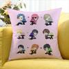 Y-arichin C-lub   Various Sizes Square Pillow Case For Car Home Bedchamber Decor