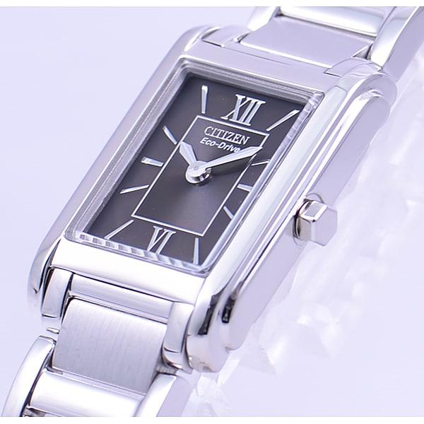 Citizen Femei FRA36-2431 ( Ceas FORMA Eco-Drive pentru femei) Ceas dreptunghiular argintiu inoxidabil