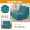 1Pc Stretch Sofa Slipcover Armchair Cover Jacquard Lazy Armless Chair Protector Cover For Bedroom Office Living Room Home Decor