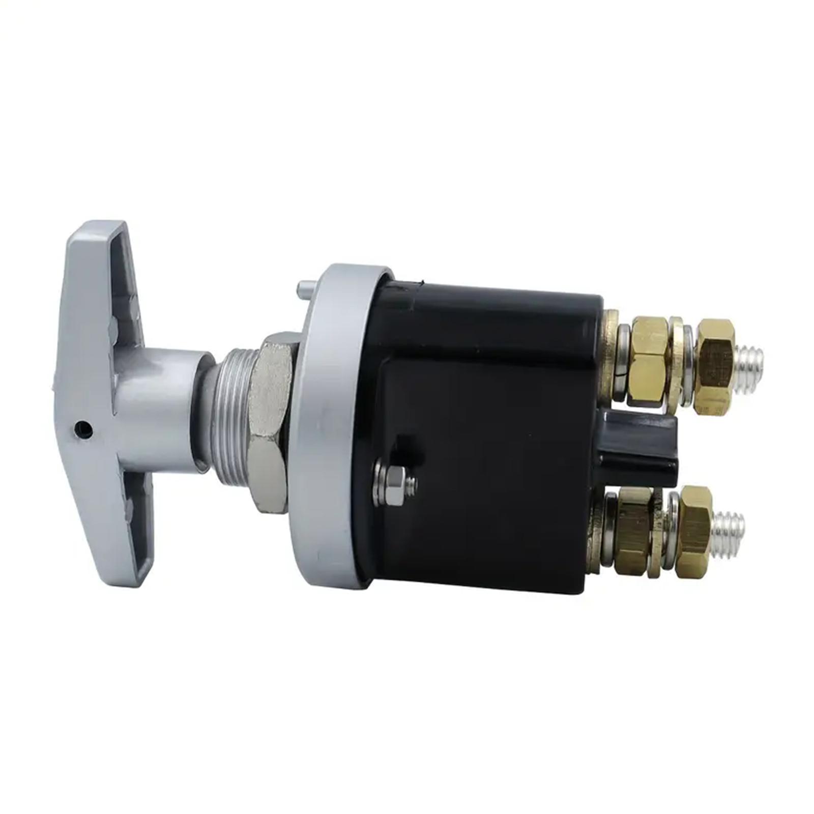 500A Heavy Duty Battery Power Cut Off Device 12-24V Copper Terminals 39mm Spacing Isolator for Car Truck RV Boat Industrial Mach чёрный