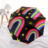 1pc Rainbow Automatic Open/close Folding Umbrella, Compact Portable Travel Umbrella,Durable Construction yy250814120