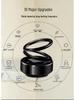 Dual-Ring Solar Car Aromatherapy Spinner Ornament