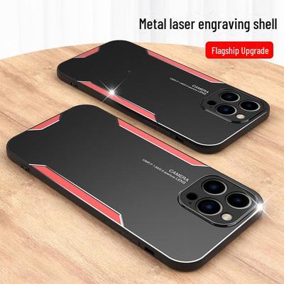 Apple 15 Pro Max Metal Blade Hard Shell iPhone Case, Suitable for 15 Plus, 14, 13, 12 Models