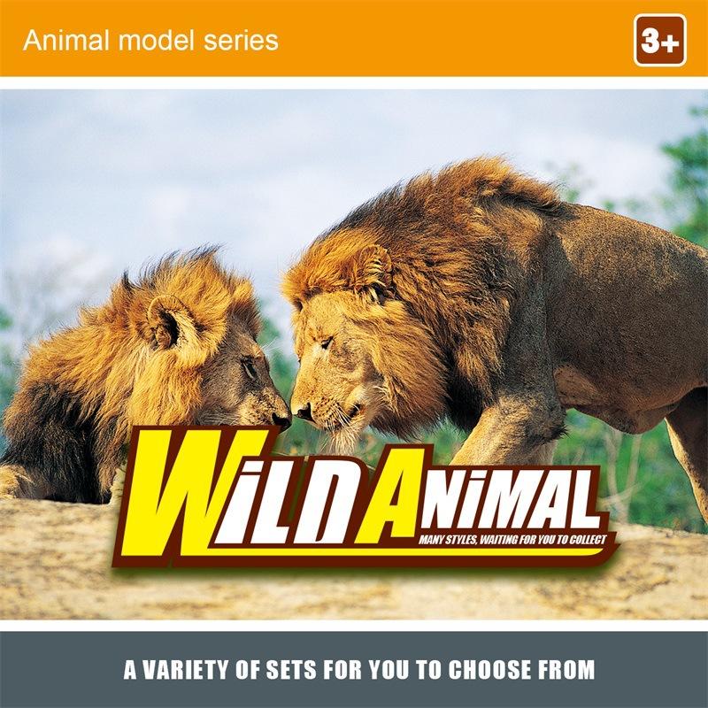 Simulace Mini Lesní Zvíře Severoamerické Zvíře Jihoafrické Zvíře Pravěké Zvíře Sada Modelů Sud Ozdoba Panenka