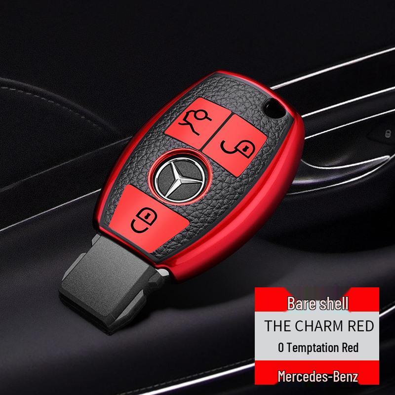 Mercedes Key Case Cover for GLC260L, E-Class E260L, C200L, GLE320, GLA200, S-Class, Viano