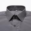 Men's Classic Dress Shirt Solid Long Sleeve Wrinkle Free Man Clothes Business Social Button-up Twill Formal Shirts with Pocket