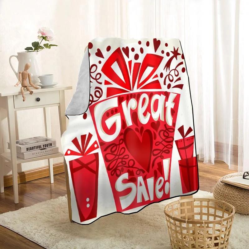 New Arrival Cartoon Apple Blankets Printing Soft Blanket Throw On Home/Sofa/Bedding Portable Adult Travel Cover Blanket 0524