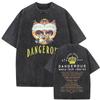 Vintage Oprané Král Popu Michael Jackson Dangerous World Tour Trička Pánské Dámské Harajuku Hip Hop Ležérní Krátký Rukáv 278