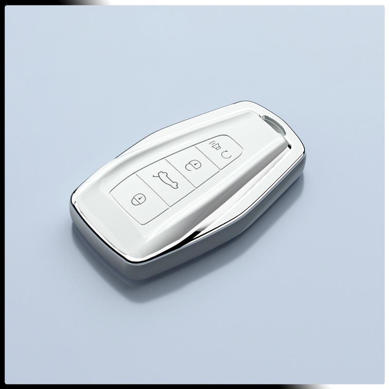 New Geely ICON Chocolate Key Cover for 1.5T 19-23 Male/Female Edition Car Buckle