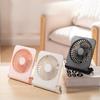 Light And Thin Desktop Fan 2025 New Mini Portable Mute Folding Fan Office Students USB Mini Fan Handheld Office Living Room Fan