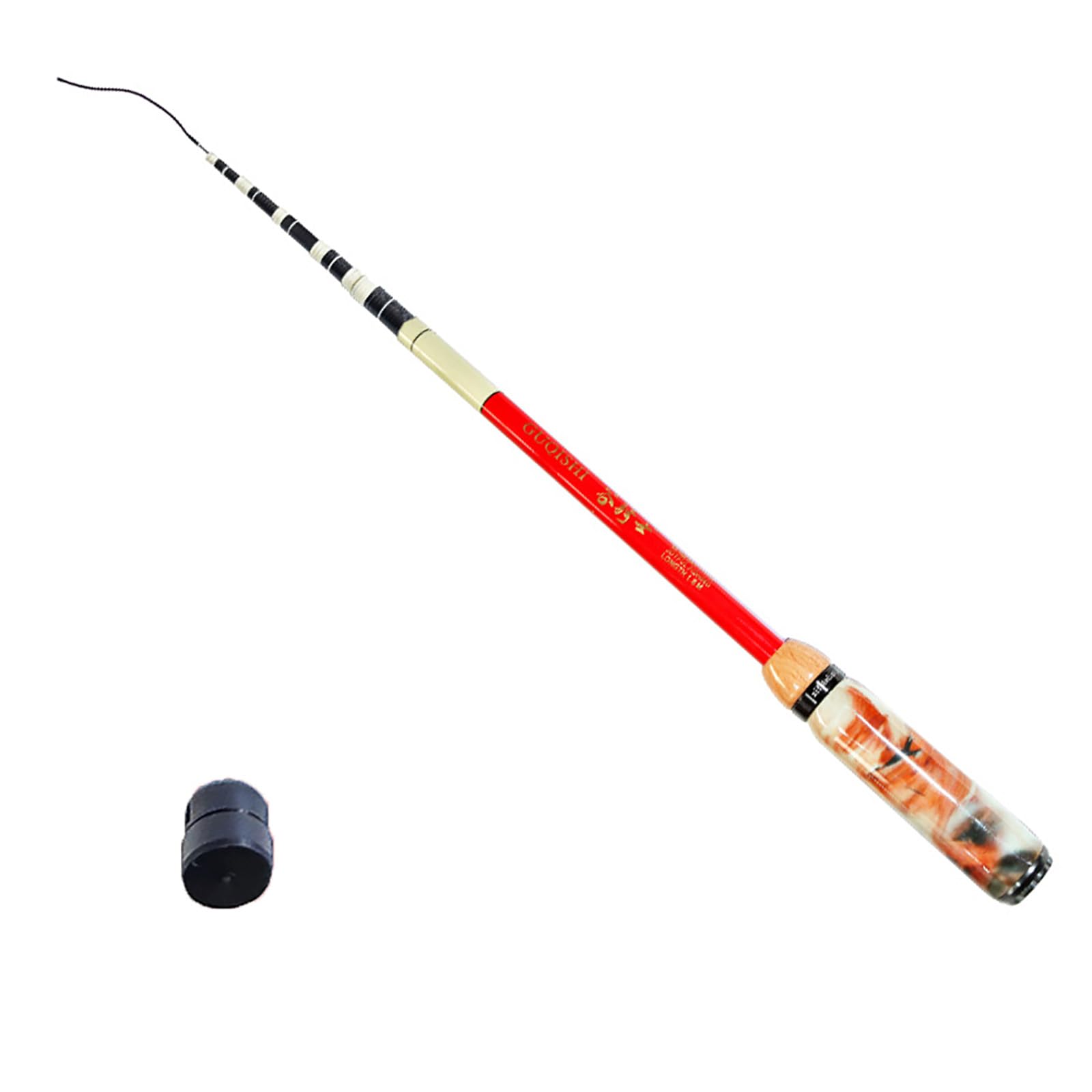 KHEALING Telescopic Fishing Rod, Lightweight, Ultra-lightweight, All-purpose Rod for Small Fish, Novel Minimum, Total Length 1.2m/1.5m/1.7m/2.1m, Fish