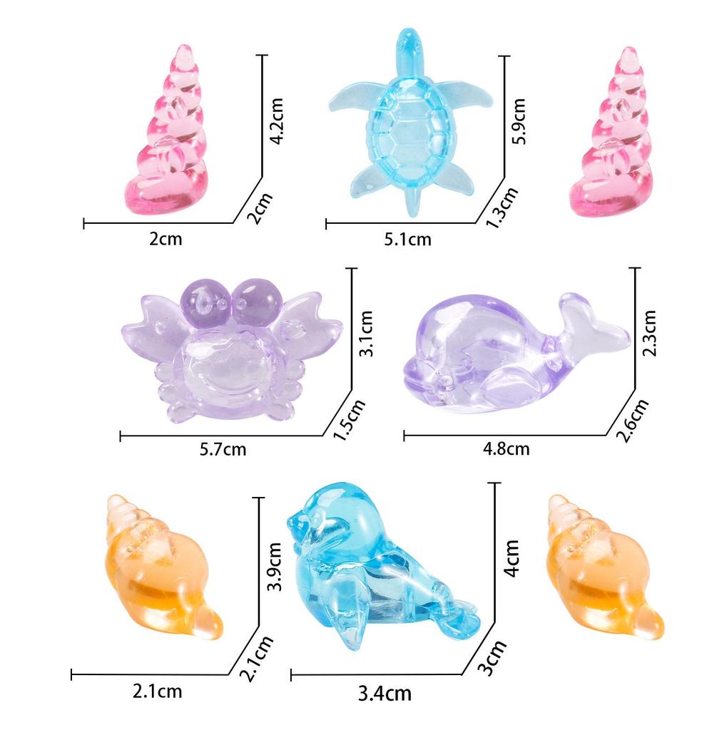 Mermaid Shell Water Play Toys - Sinking & Rotating for Kids