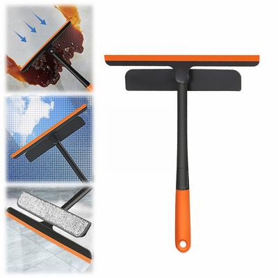 Multifunctional 3 In 1 Glass Window Screen Cleaning Brush Silicone Squeegee Wiper Bathroom Kitchen Home Mirror Washing Tools