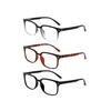 TUREZING Rectangular Anti-Blue Light Reading Glasses for Men And Women Universal Comfortable HD Decorative Prescription Eyewear
