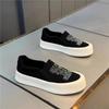 Autumn breathable cloth lazy shoes thick baseplate shoes casual canvas ms