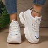 Fashion 2025 NEW Women's Shoes Spring Autumn Lined Top Sport Shoes Inner Heightening Rubber Sole Comfortable Casual Footwear