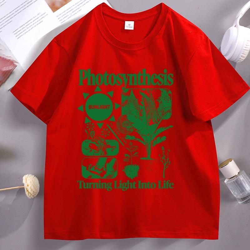Photosynthesis Vintage TShirt Retro Botanical 90s Y2K Science Graphic Tee Plant Biology Wildflower Garden t Shirt unisex tees S