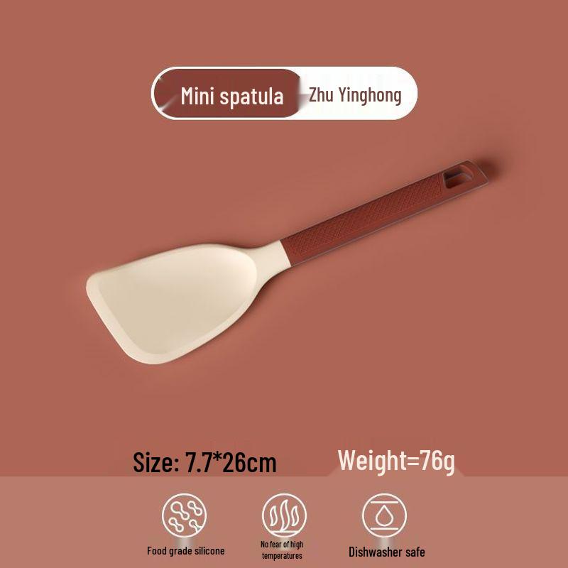High-Temp Resistant Silicone Spatula for Non-Stick Cookware & Baby Food