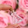 1:12 Dollhouse Mini Wish Bottle Glass Storage Bottle W/Cork Candy Jar Home Decor