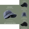 Stylish Summer Wide Brim Sun Hat For Women Adjustable Cotton Fisherman Cap