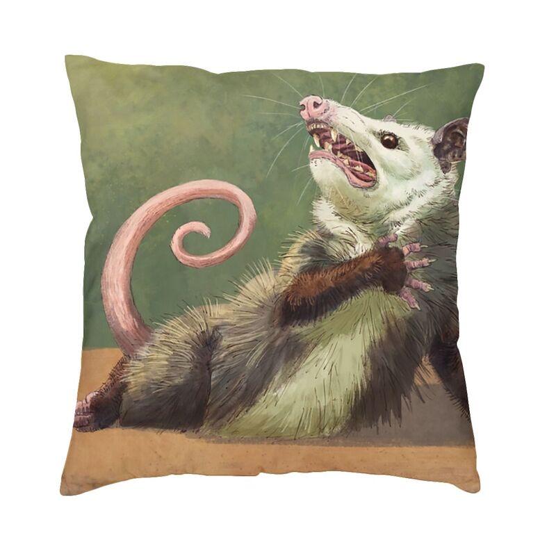 The Hungry Opossum Cushion Cover Two Side Printing Animal Pet Throw Pillow Case For Living Room Cool Pillowcase Home Decor