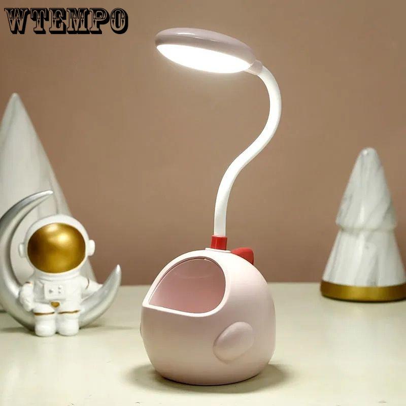 Eye Protection Desk Lamp Desk Student Dormitory Reading Night Light Led Bedroom Bedside Lamp USB Rechargeable Creative Desk Lamp