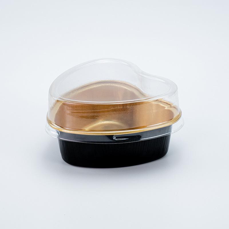 Heart-Shaped Aluminum Pudding Cup for Air Fryer Use Only (Not for Domestic Sales)