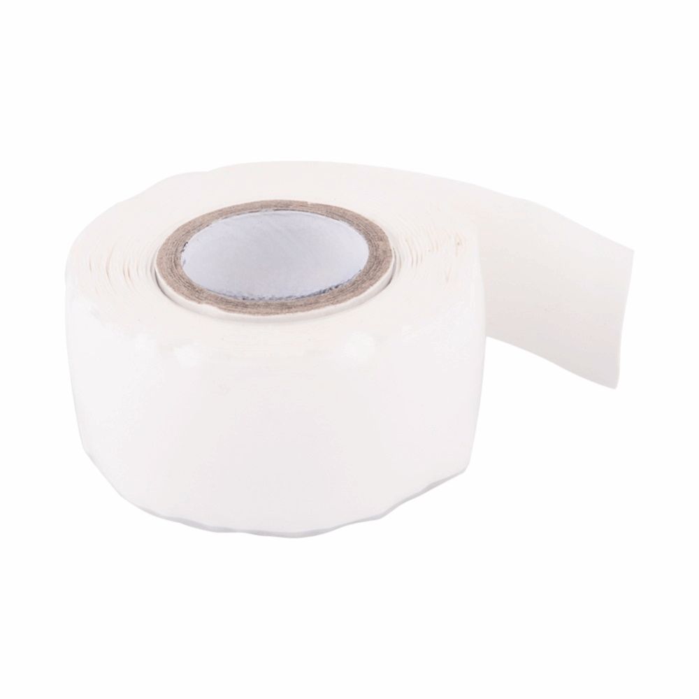 Insulating Self Adhesive Silicone Tape 1 Inch Width White Color Silicone Repair Tape 10 Feet Length Insulating Tape