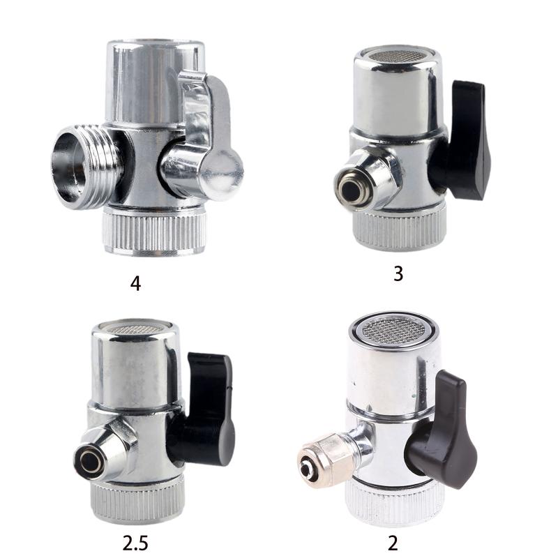 Sink for Valve Diverter Faucet Splitter for Kitchen or Bathroom Sink Faucet Replacement Part Faucet to Hose Adapter 4 Si