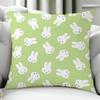 Animation Cute M-Miffy-Es Cushion Cover Birthday Anniversary Gifts Double Sided Printed Zipper Cushion Cover Soft Skin Bedding