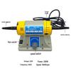 TM-2 Double-Head Desktop Polishing Machine for Multi-Functional Finishing and Burr Removal In Jade and Jewelry.