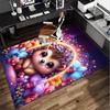 Sleepy Hedgehog Dreams Office Rug Chair Mat, Game Carpet, Suitable for Front Door, Bedroom, Living Room, Desk, Holiday Gift