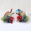 Christmas Hair Clip Hair Barrettes Hair Bow Headpieces Winter Bow Reindeer Barrettes Headwear Hair Accessories