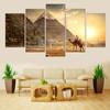 Wall Art Modular Pictures  HD Printed 5 Panel Ancient Egypt Pyramid Home Decor Living Room Modern Canvas Painting