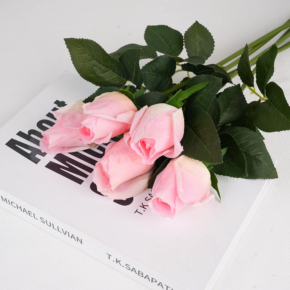 

Почувствуйте увлажнение бутона розы имитация цветка одиночная роза украшение дома подарок на день святого валентина бутон розы розовый