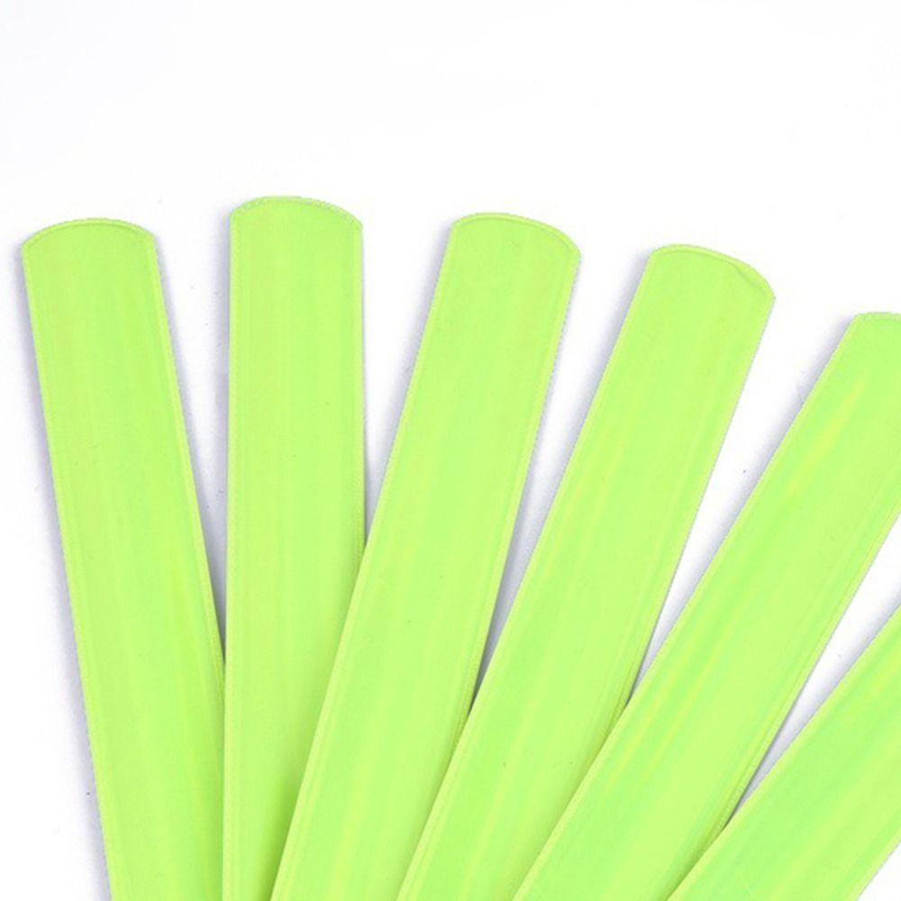 20Pcs Warning Reflective Safety Wrist Strap 22/30cm Reflective Snap Ring  Children's Toy