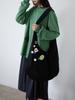 Onska Reversible Pocket Bag (Black & Charcoal)
