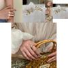Fashionable Korean Daejeon White Mother Of Pearl Butterfly Ring For Women