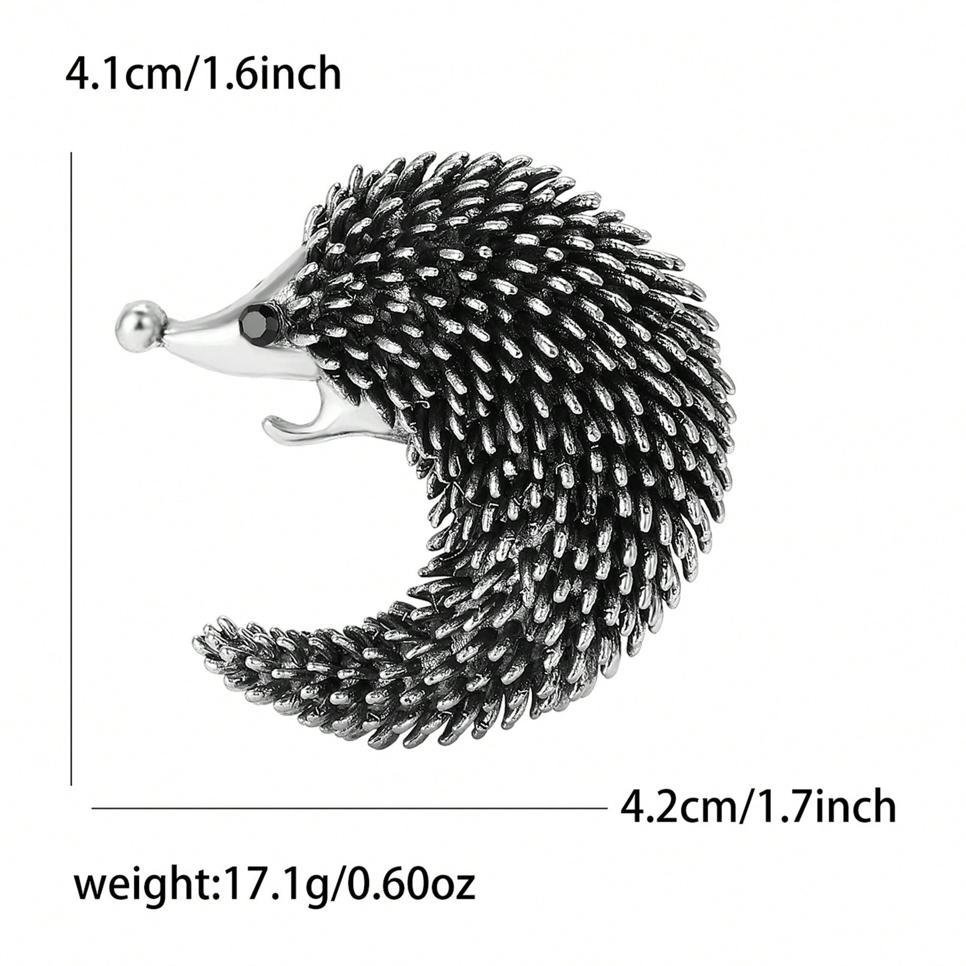 

Новые модные и универсальные броши-ежики из сплава с эмалью, простые ретро женские броши-аксессуары для свитера, кардигана, нагрудное украшение