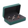 PU Leather Ring Organizer Box Stackable Design Ring Storage Box New Jewelry Box  Travel Storage