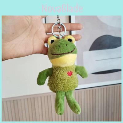 Adorable Plush Frog Keychain Soft Stuffed Animal Bag Charm Cute Birthday Gift