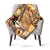 Guitar Lover Customize Your Name Blanket Used For Chair Office Sofa Bed Camping Soft And Warm Giving Friends And Relatives Birthday Graduation Gift