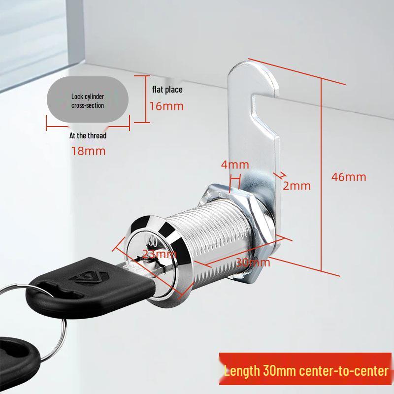 File Cabinet & Mailbox Cam Lock for Iron Lockers