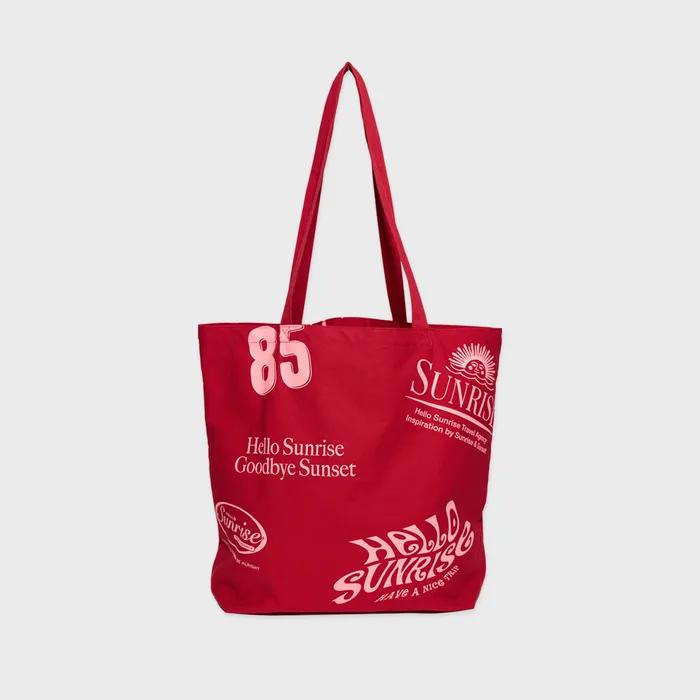 HS Graphic Cotton Bag_Red