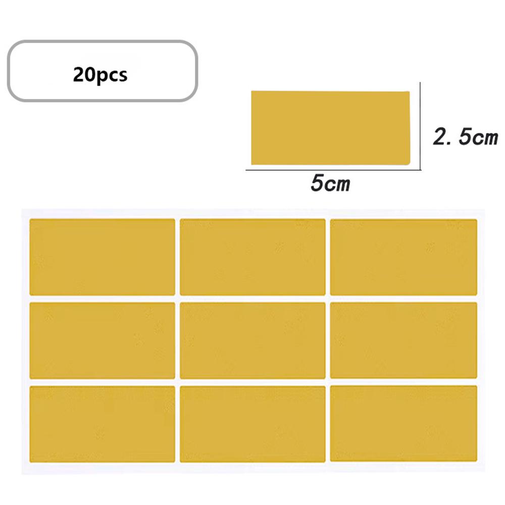 20 Blätter Rechteckig Gold/Silber Rubbelaufkleber Etiketten DIY Handgemacht Für Spiel Rubbelaufkleber Geheimer Code Abdeckaufkleber