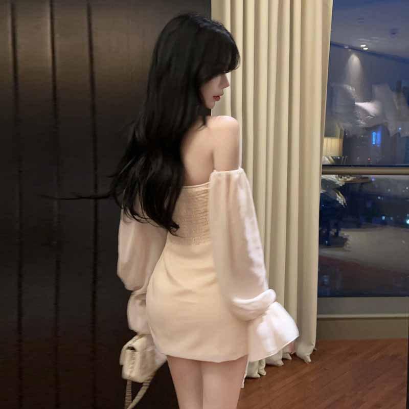 Pure desire hottie tube top lace slim fit hip wrap dress