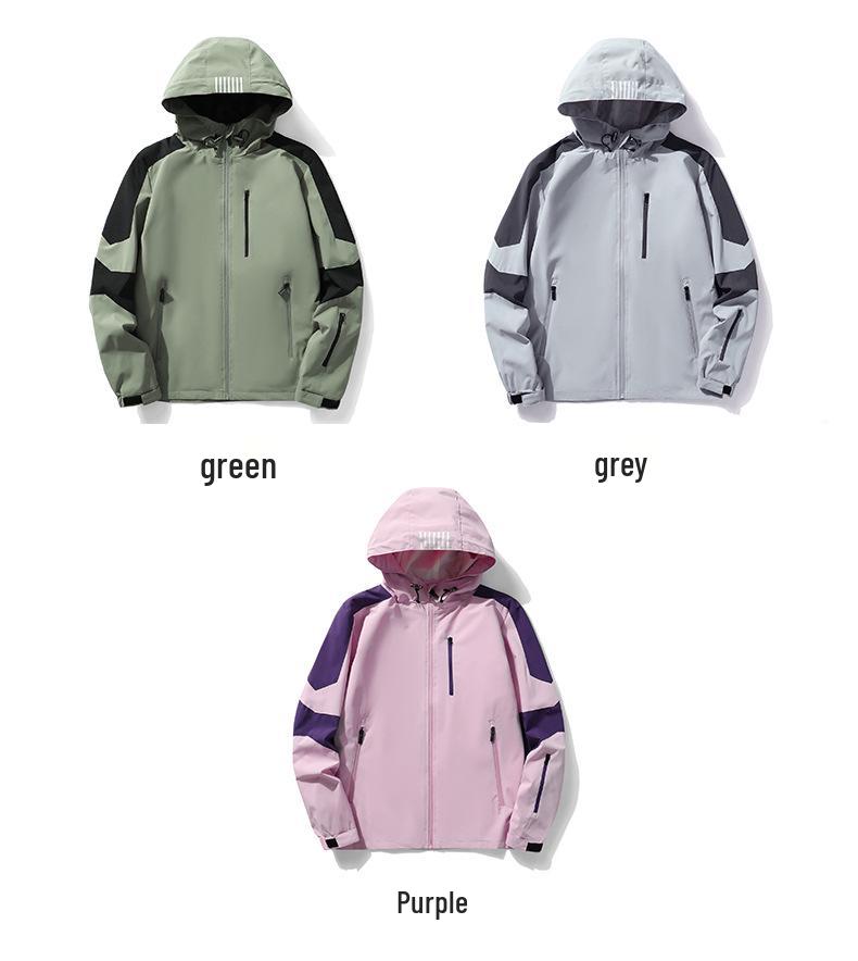 Frühlings- & Herbst-Eltern-Kind-Outdoor-Windjacke - Wasserdicht & Winddicht, Unisex-Bergsteigeranzug