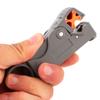 Portable Wire Stripper Knife Crimping Tool Cable Cutter Stripper Crimping Tool, Coaxial Wire Stripper for TV Monitoring -4, -5, -6, -7, Adjustabl
