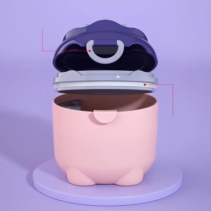 

Бытовая Удобная Коробка Для Детского Молочного Сухого Питания Портативная Герметичная Влагостойкая Емкость Для Хранения Разделенная На Коробки Аксессуары S розовый