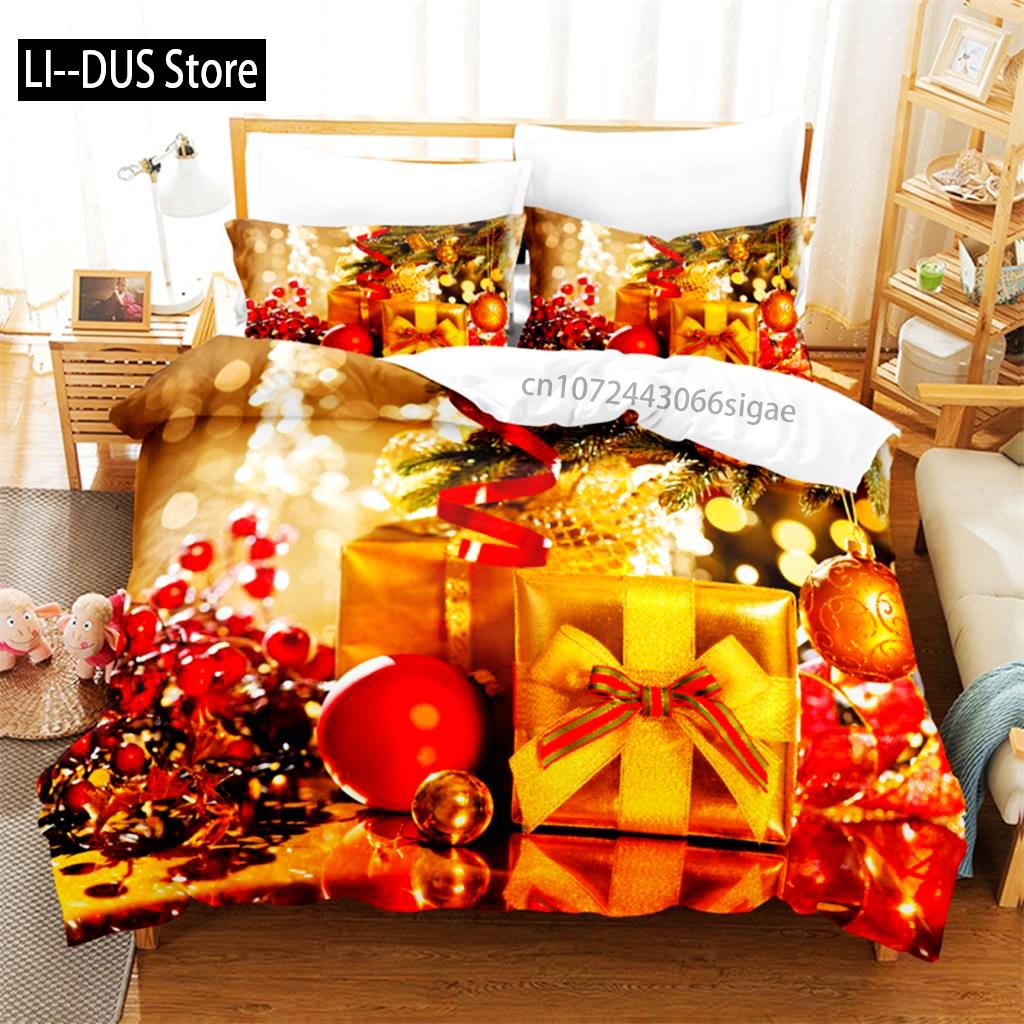 Christmas Gifts Bedding Set Duvet Cover Set 3d Bedding Digital Printing Queen Size Bedding Set Fashion Design